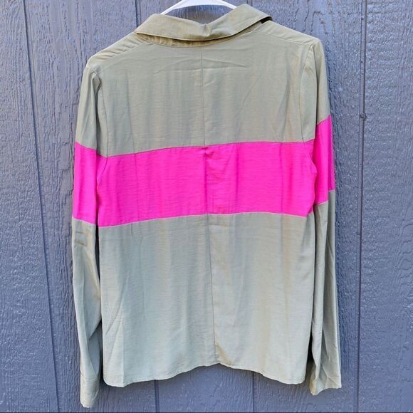 Honey Punch Button Front Blouse - Picture 5 of 5